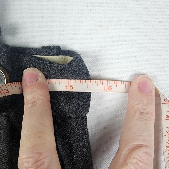 Michael Kors Virgin Wool Wide Leg Cuffed Pants Y2K Size 6 - Picture 3 of 7